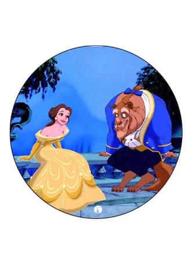 BP Printed Pop Up Finger Grip Phone Holder Black/Blue/Yellow - Image 2