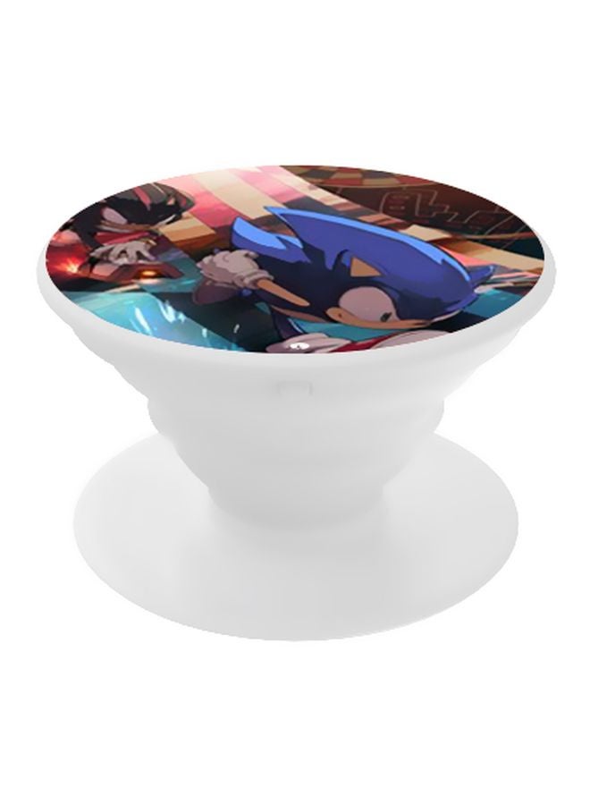 BP Sonic The Hedgehog Printed Pop Up Finger Grip Phone Holder Multicolour - Image 1