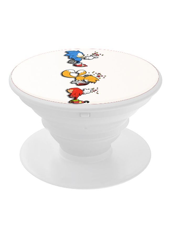 BP Printed Pop Up Finger Grip Phone Holder Multicolour - Image 1