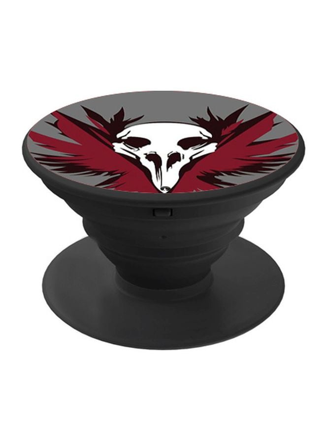 بي بي حامل بوب سوكيت بتصميم مطبوع أسود / رمادي / أحمر - Image 1