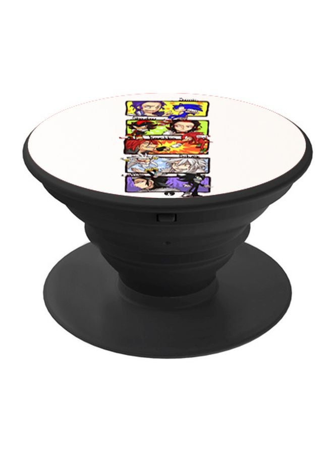 BP Printed Pop Socket White/Green/Yellow - Image 1