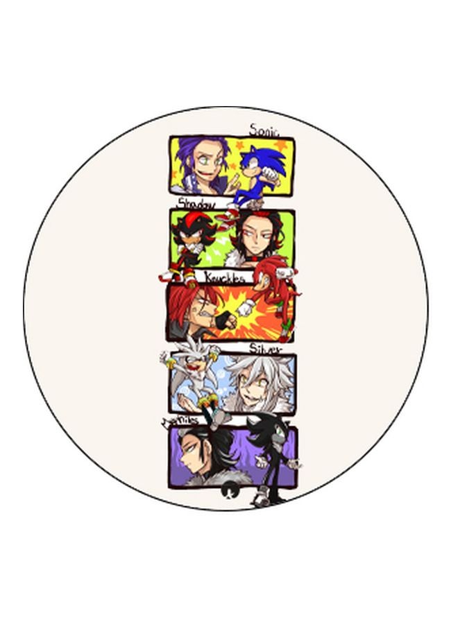 BP Printed Pop Socket White/Green/Yellow - Image 2