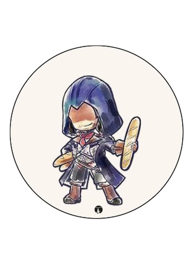BP Printed Pop Socket White/Blue/Brown - Image 2