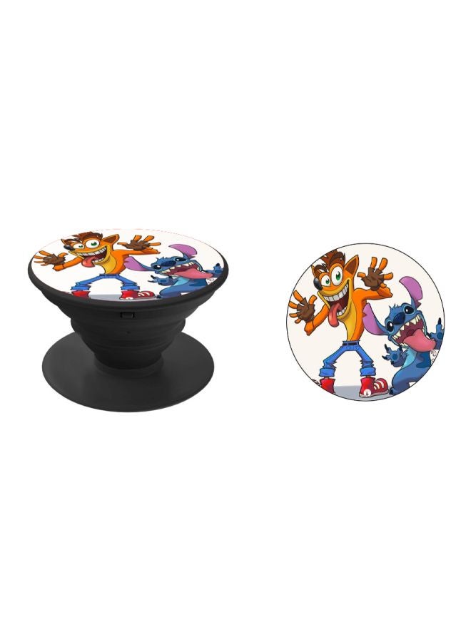 BP Printed Pop Socket White/Blue/Orange - Image 2