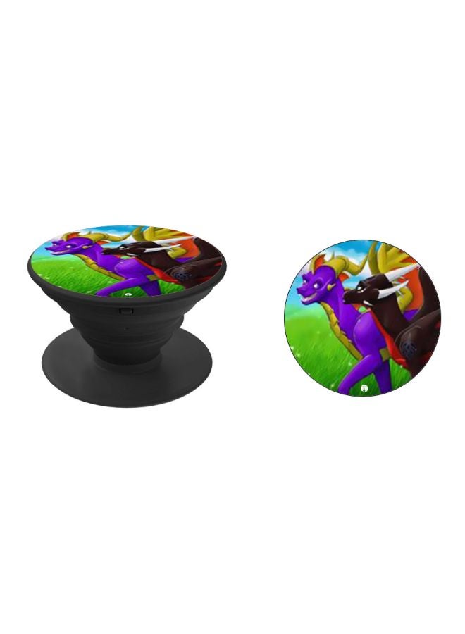 بي بي حامل بوب سوكيت بتصميم مطبوع أرجواني/أخضر/أصفر - Image 2