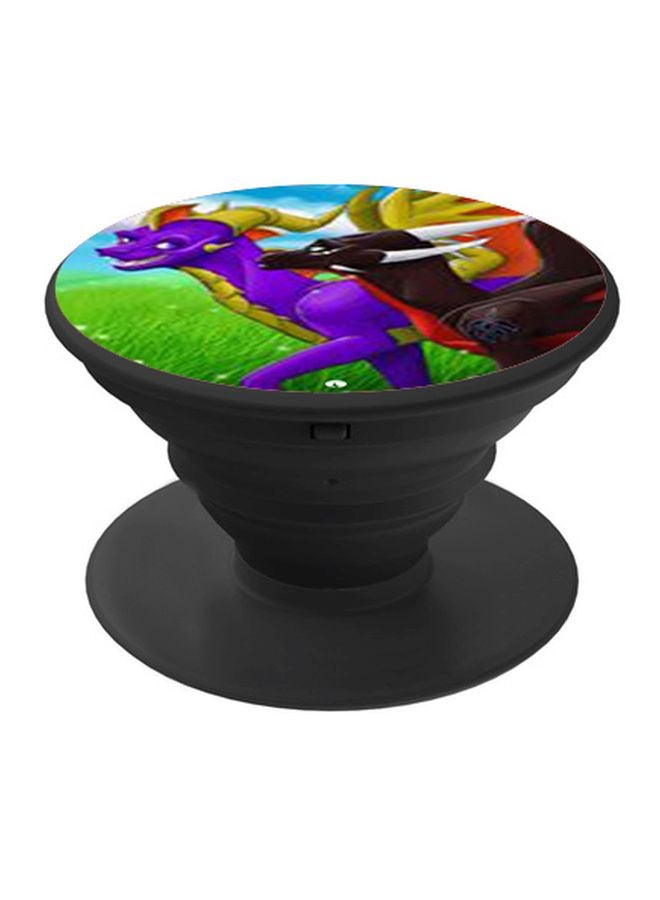 بي بي حامل بوب سوكيت بتصميم مطبوع أرجواني/أخضر/أصفر - Image 1