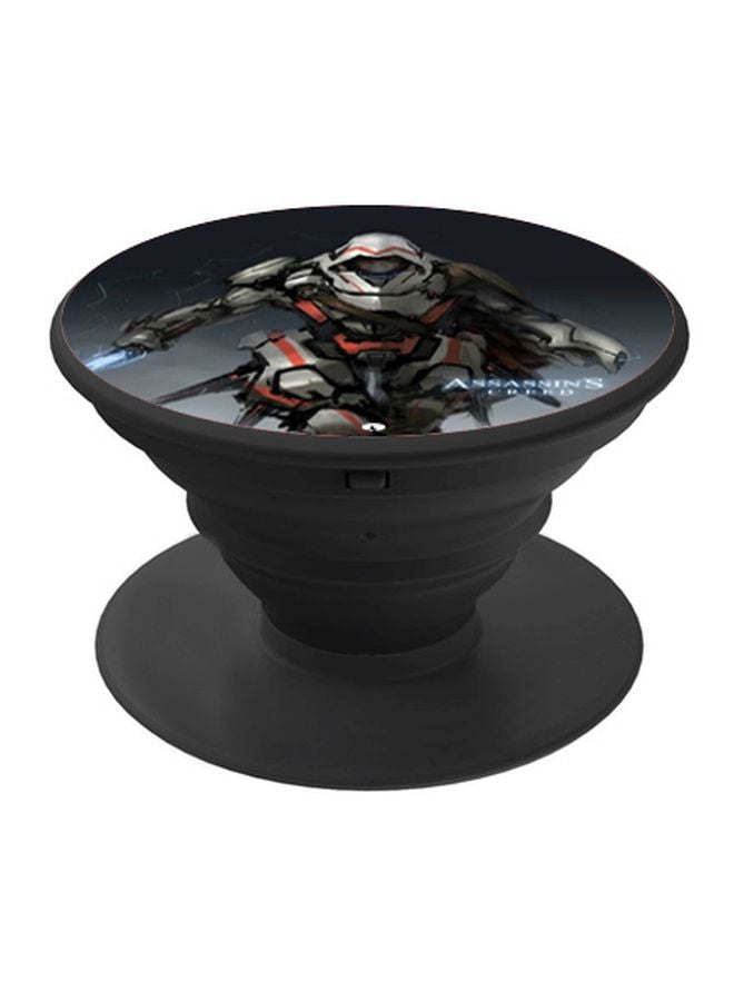 BP Printed Pop Socket Black/Grey/Orange - Image 1