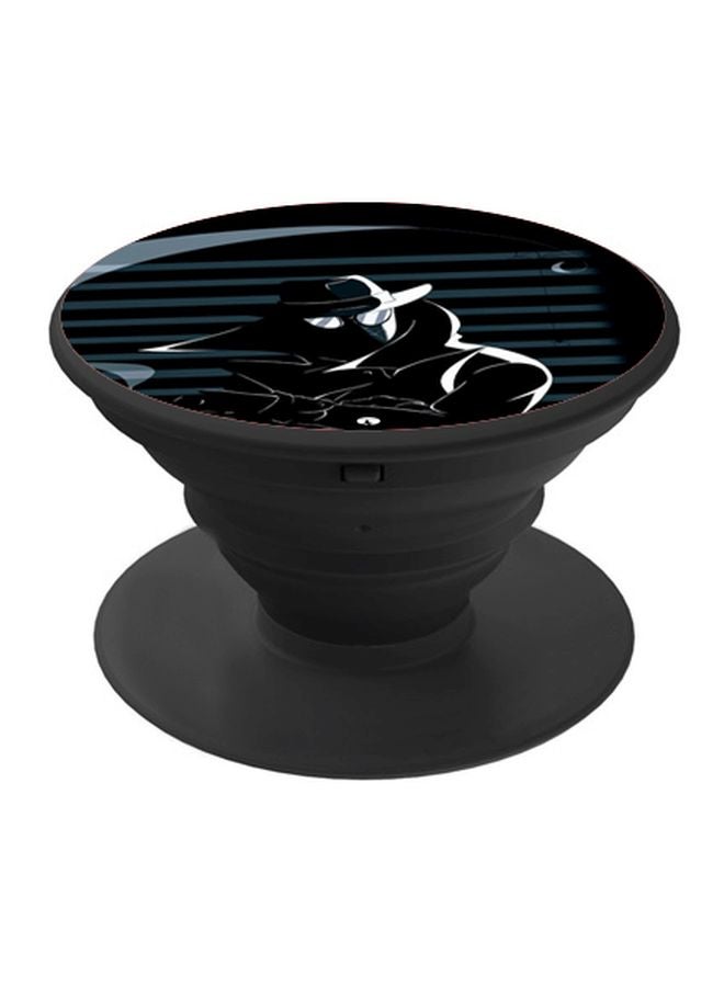 BP Printed Pop Socket Black/White/Blue - Image 1