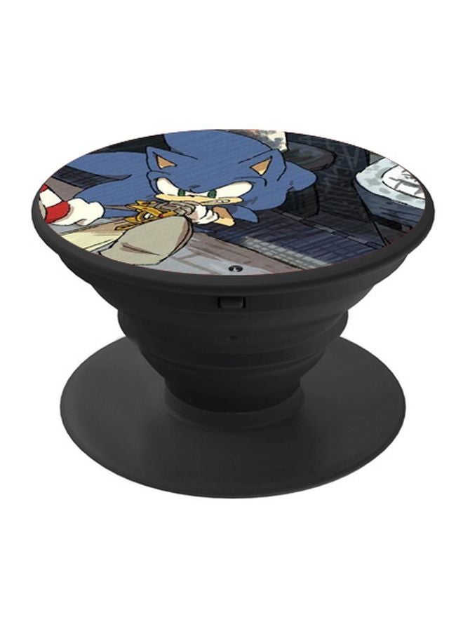 بي بي حامل بوب سوكيت بتصميم مطبوع أزرق/رمادي/أبيض - Image 1