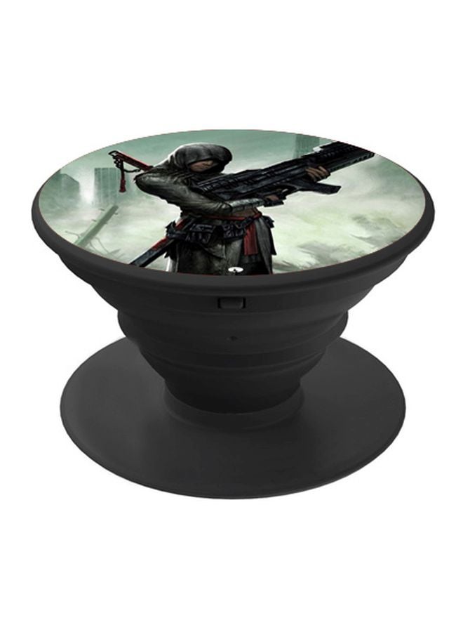 بي بي حامل بوب سوكيت بتصميم مطبوع رمادي / أسود / أحمر - Image 1