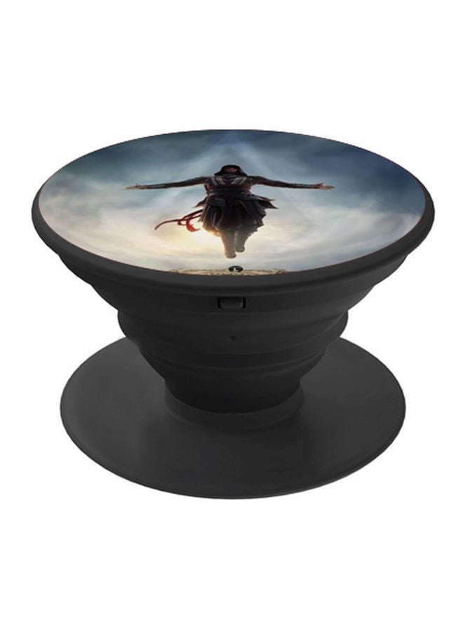 BP Printed Pop Socket Grey/Black/Yellow - Image 1