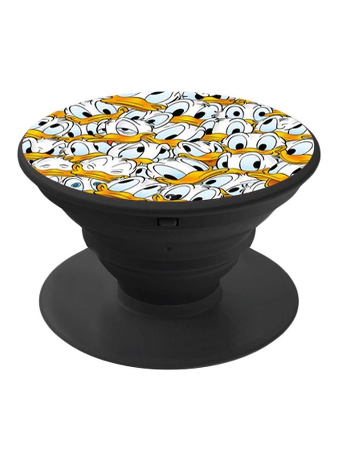 BP Printed Pop Socket White/Yellow/Black - Image 1