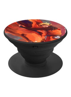 Printed Pop Socket Orange/Brown/Black