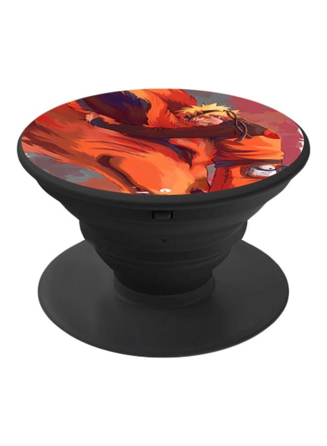 BP - Printed Pop Socket Orange/Brown/Black - Image 1