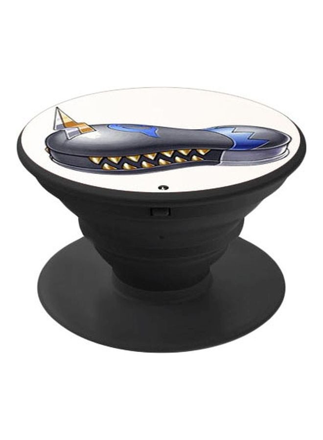 BP Printed Pop Socket Grey/Blue/Black - Image 1