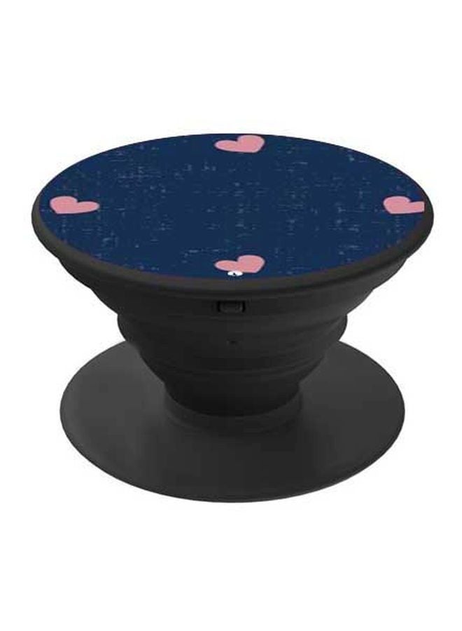 BP Printed Pop Socket Blue/Pink/Black - Image 1