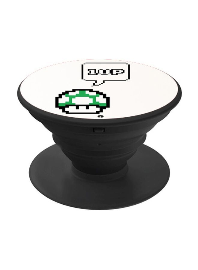 BP Printed Pop Socket White/Green/Black - Image 1