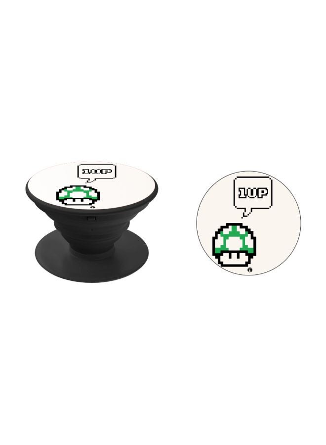 BP Printed Pop Socket White/Green/Black - Image 2