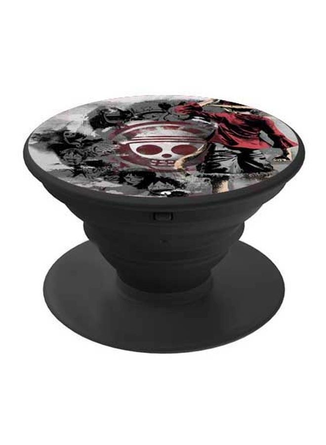 BP Printed Pop Socket Grey/Red/Black - Image 1