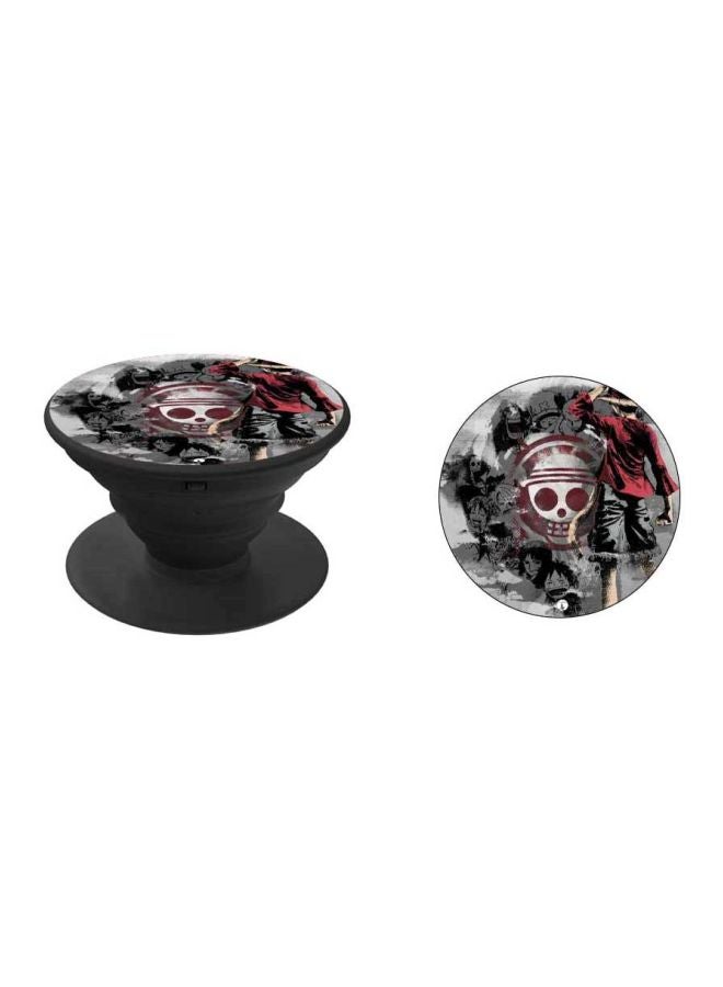 BP Printed Pop Socket Grey/Red/Black - Image 2