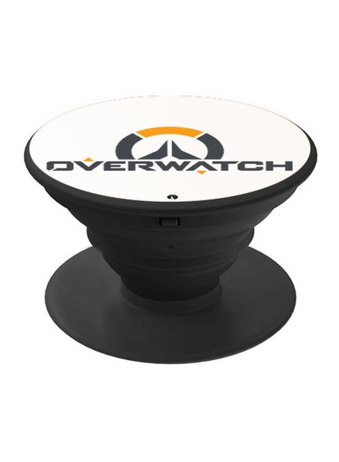 بي بي حامل بوب سوكيت بتصميم مطبوع أبيض/رمادي/أصفر - Image 1