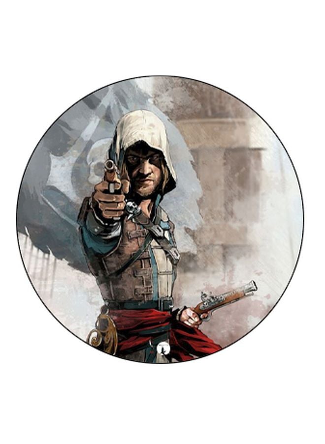 بي بي حامل هاتف منبثق مزين بطبعة رمادي/أسود - Image 2