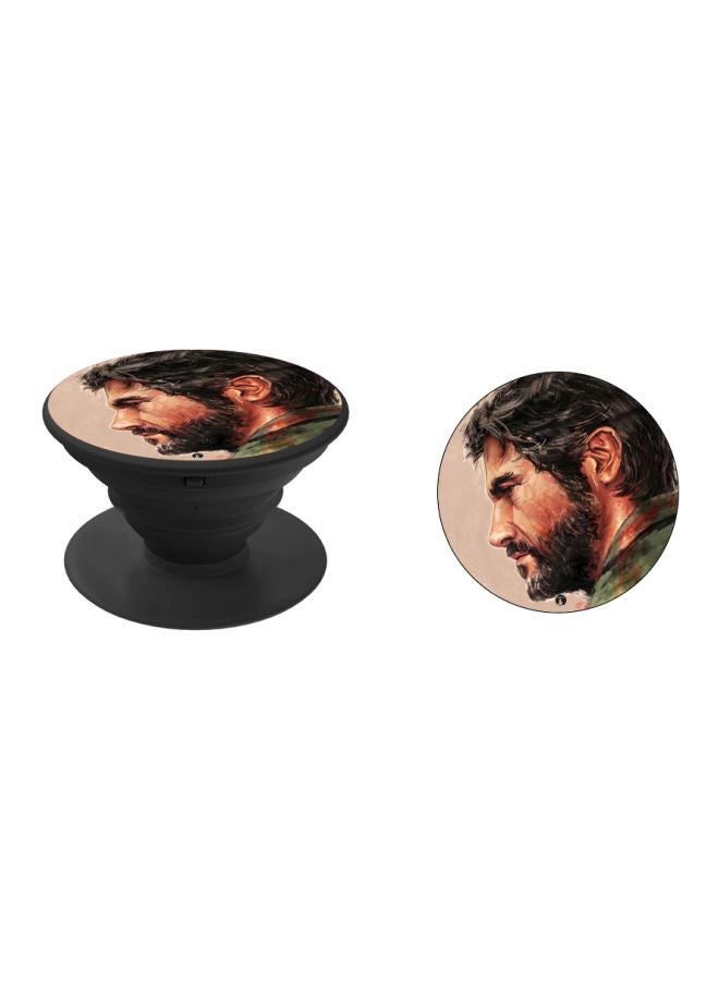 BP Printed Pop Socket Phone Holder Black/Brown - Image 2