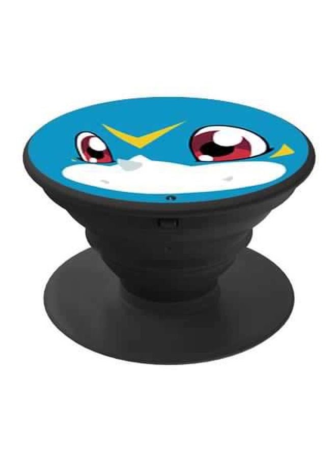 BP Printed Pop Socket Phone Holder Black/Blue/White - Image 1