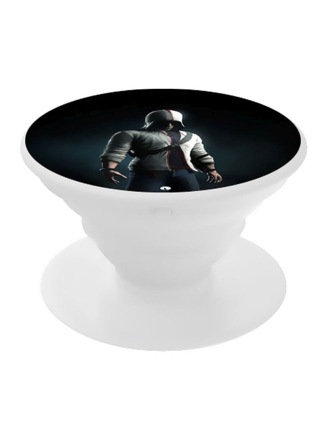 BP Printed Pop Socket Phone Holder Black/Grey/White - Image 1