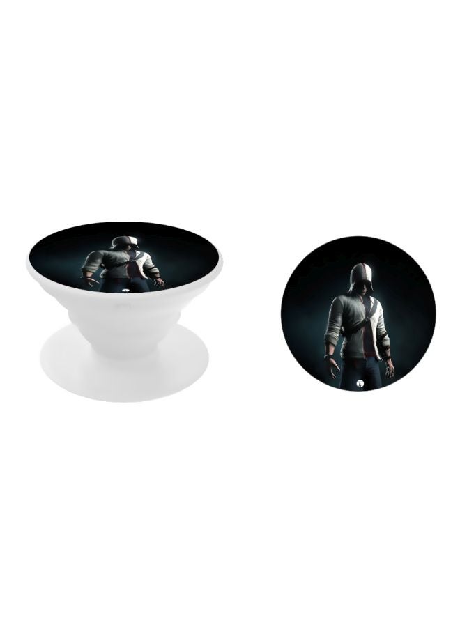 BP Printed Pop Socket Phone Holder Black/Grey/White - Image 2