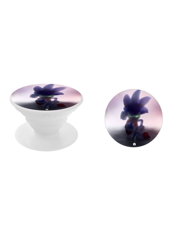 BP Printed Pop Socket Phone Holder Pink/Purple/White - Image 2