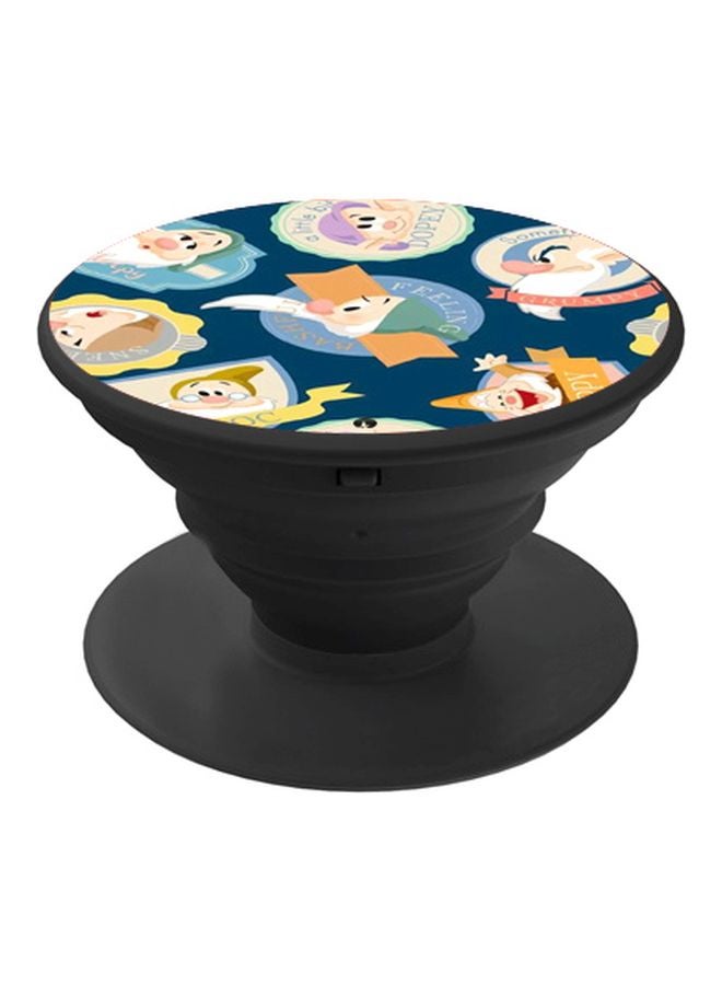 BP Printed Pop Socket Phone Holder Blue/White/Orange - Image 1