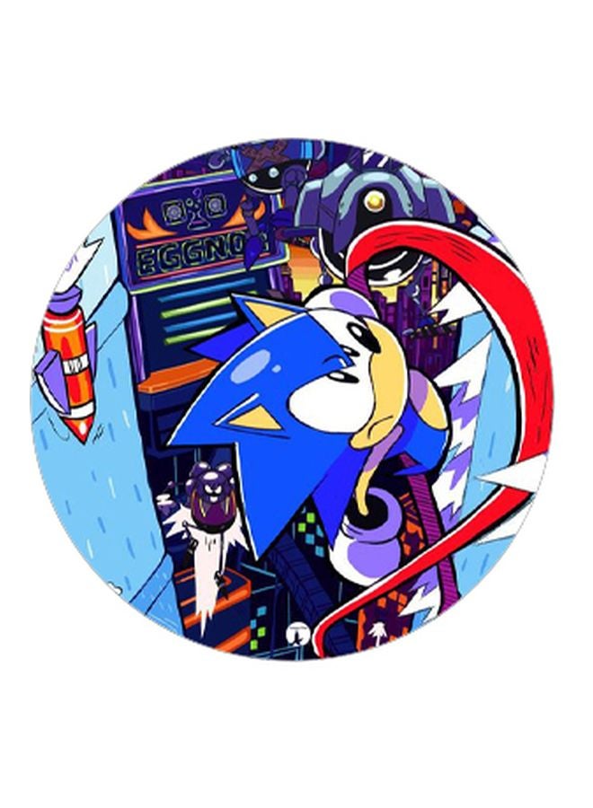 BP Printed Pop Socket Phone Holder White/Blue/Red - Image 2