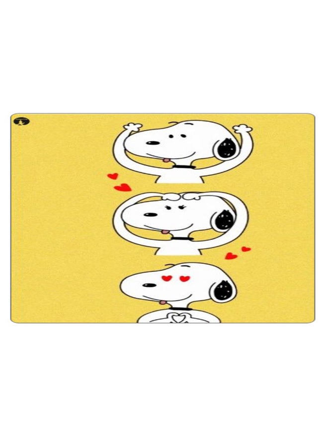 BP Printed Anti-Slip Gaming Mouse Pad Yellow/White/Black - Image 1