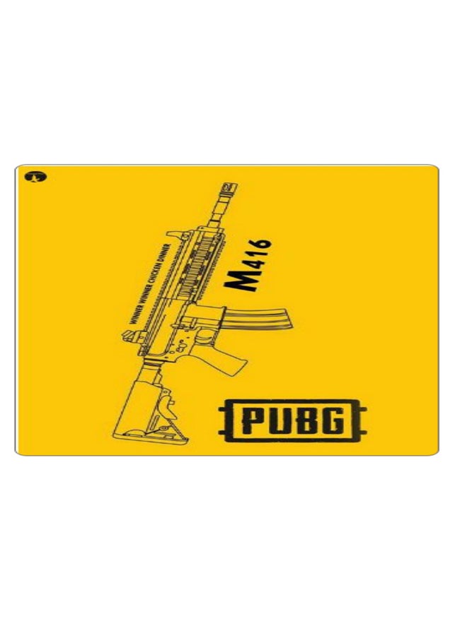 BP Printed Anti-Slip Gaming Mouse Pad Yellow/Black - Image 1