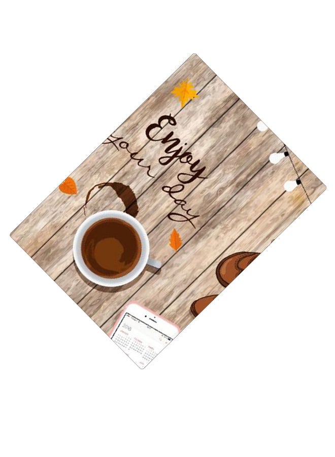 BP Printed Anti-Slip Gaming Mouse Pad Brown/White/Yellow - Image 2