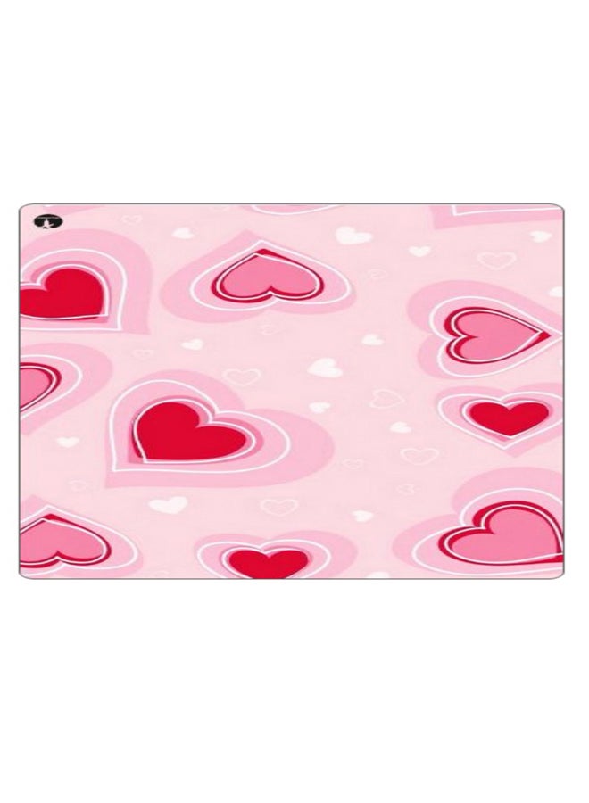 BP Printed Anti-Slip Gaming Mouse Pad Pink/White/Red - Image 1