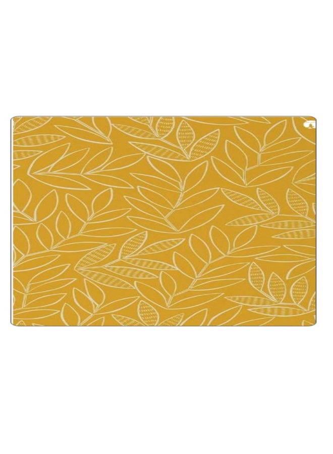 BP Printed Anti-Slip Gaming Mouse Pad Yellow/White - Image 1