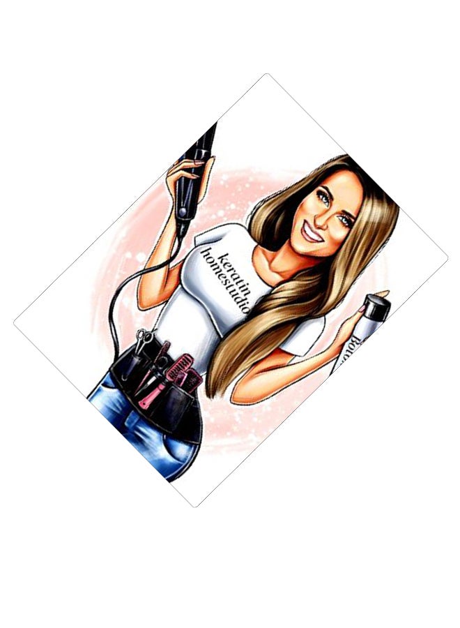 بي بي لوحة ماوس ألعاب بتصميم مضادة للانزلاق وبنمط مطبوع متعدد الألوان - Image 2