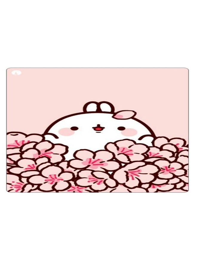 BP Printed Anti-Slip Gaming Mouse Pad Pink/White/Red - Image 1