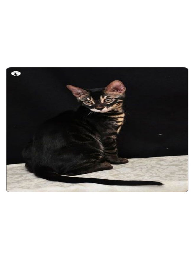 BP Printed Anti-Slip Gaming Mouse Pad Black/Brown/Off White - Image 1