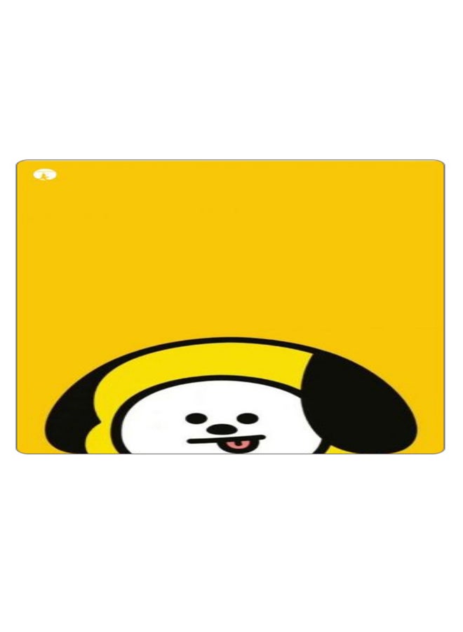 BP Printed Anti-Slip Gaming Mouse Pad Yellow/Black/White - Image 1