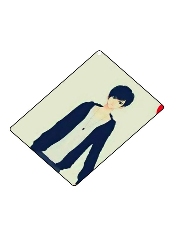 BP Printed Anti-Slip Gaming Mouse Pad Beige/Blue - Image 2