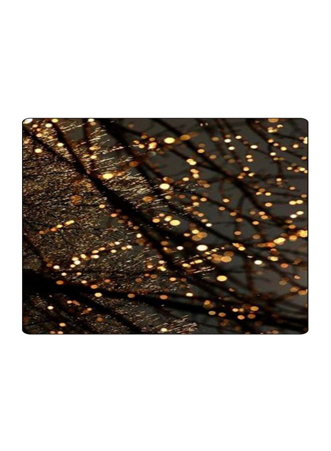 BP Printed Anti-Slip Gaming Mouse Pad Black/Gold/Grey - Image 1