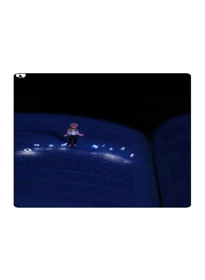 BP Printed Anti-Slip Gaming Mouse Pad Blue/Black/White - Image 1