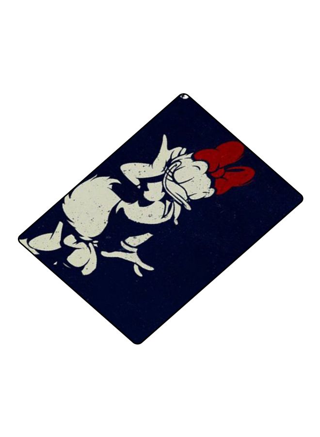 بي بي لوحة ماوس ألعاب بتصميم مضادة للانزلاق وبنمط مطبوع أبيض/أزرق/أحمر - Image 2