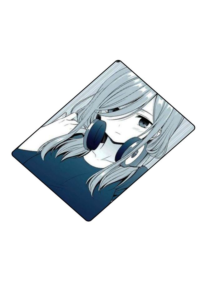 BP Printed Anti-Slip Gaming Mouse Pad Blue/White/Black - Image 2