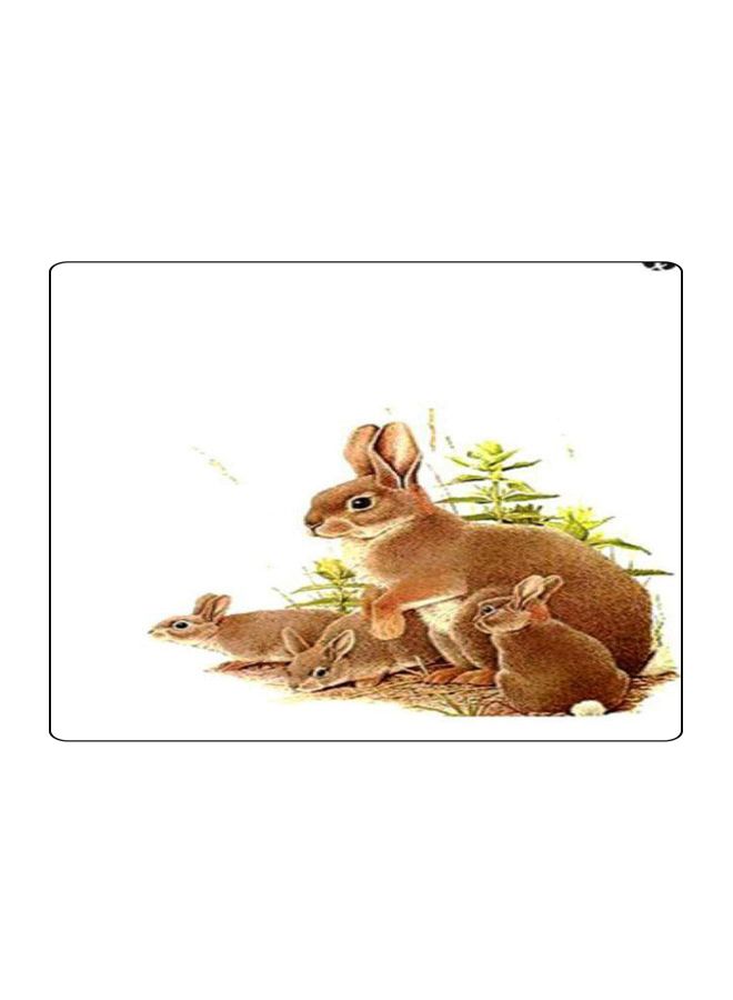 BP Printed Anti-Slip Gaming Mouse Pad Brown/Green/White - Image 1