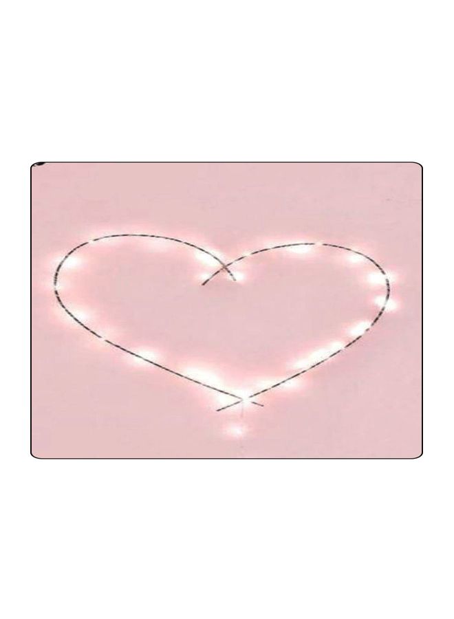 BP Printed Anti-Slip Gaming Mouse Pad Black/Pink/White - Image 1