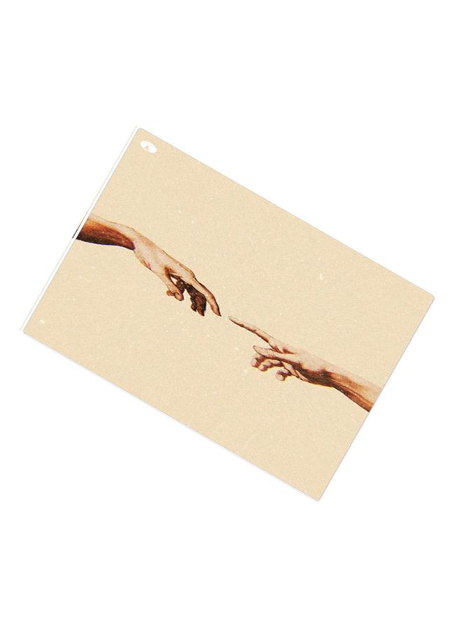 BP Printed Anti-Slip Gaming Mouse Pad Beige/Brown - Image 2